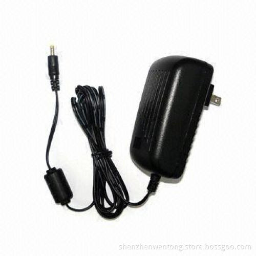 AC/DC Switching Adapter with 100 to 240V AC at 50/60Hz Input Voltages, Measures 93.5 x 47 x 33mm